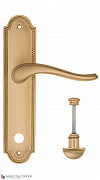 Дверная ручка на планке Fratelli Cattini "LAVERA" WC-2 PL248-BS матовая латунь