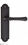 Дверная ручка на планке Fratelli Cattini "GRACIA" PL248-NM матовый черный