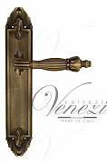 Дверная ручка Venezia "OLIMPO" на планке PL90 матовая бронза