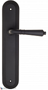 Дверная ручка на планке Fratelli Cattini "TOSCANA" PL288-NM матовый черный