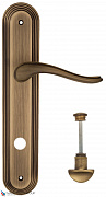 Дверная ручка на планке Fratelli Cattini "LAVERA" WC-2 PL288-BY матовая бронза