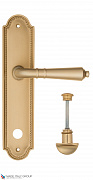 Дверная ручка на планке Fratelli Cattini "TOSCANA" WC-2 PL248-BS матовая латунь