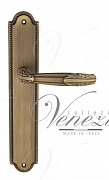 Дверная ручка Venezia "ANGELINA" на планке PL98 матовая бронза