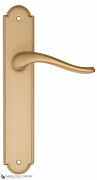 Дверная ручка на планке Fratelli Cattini "LAVERA" PL257-BS матовая латунь