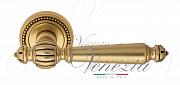 Дверная ручка Venezia "PELLESTRINA" D3 французское золото + коричневый
