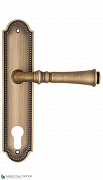 Дверная ручка на планке Fratelli Cattini "GRACIA" CYL PL248-BY матовая бронза
