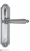 Дверная ручка на планке Fratelli Cattini "TORCELLO" PL248-CR полированный хром
