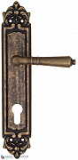 Дверная ручка на планке Fratelli Cattini "TOSCANA" CYL PL96-BA античная бронза