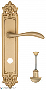 Дверная ручка на планке Fratelli Cattini "LUCCIA" WC-2 PL96-BS матовая латунь