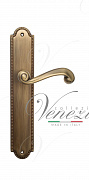 Дверная ручка Venezia "CARNEVALE" на планке PL98 матовая бронза