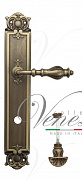 Дверная ручка Venezia "GIFESTION" WC-4 на планке PL97 матовая бронза