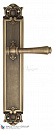 Дверная ручка Venezia "CALLISTO" на планке PL97 матовая бронза