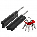 Цилиндровый Fuaro (Фуаро) механизм D-PRO5007 Tang 105 w/k (70+10+25) BL-24 черный 5Key без верт.
