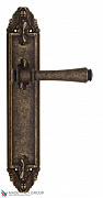 Дверная ручка Venezia "CALLISTO" на планке PL90 античная бронза