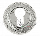 Накладка дверная под цилиндр Venezia CYL-1 D4 полированный хром (2 шт.)