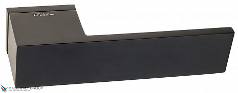 Дверная ручка на прямоугольном основании Fratelli Cattini "MODO" 6-NM матовый черный