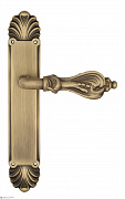 Дверная ручка Venezia "FLORENCE" на планке PL87 матовая бронза