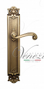Дверная ручка Venezia "CARNEVALE" на планке PL97 матовая бронза