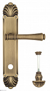 Дверная ручка Venezia "CALLISTO" WC-4 на планке PL87 матовая бронза