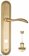 Дверная ручка на планке Fratelli Cattini "LUCCIA" WC-2 PL288-OLV полированная латунь