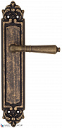 Дверная ручка на планке Fratelli Cattini "TOSCANA" PL96-BA античная бронза