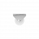 Опора Ajax (Аякс) колесная прямоходная WL/R-30P/20 kg WH пластик белый