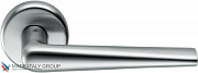Дверная ручка на круглом основании COLOMBO Robotre CD91R-CM матовый хром