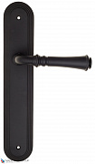 Дверная ручка на планке Fratelli Cattini "GRACIA" PL288-NM матовый черный