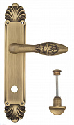 Дверная ручка Venezia "CASANOVA" WC-2 на планке PL87 матовая бронза