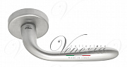 Дверная ручка на круглом основании Fratelli Cattini "GOCCIA" 7-CS матовый хром