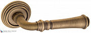 Дверная ручка на круглом основании Fratelli Cattini "GRACIA" D8-BY матовая бронза