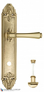 Дверная ручка Venezia "CALLISTO" WC-2 на планке PL90 полированная латунь