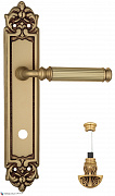 Дверная ручка Venezia "MOSCA" WC-4 на планке PL96 французское золото