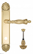 Дверная ручка Venezia "OLIMPO" WC-4 на планке PL87 полированная латунь