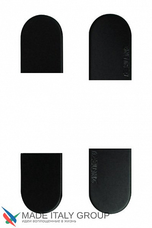 Колпачки для петель К7000, COVER NR, (4 шт.) цвет Черный