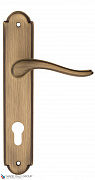 Дверная ручка на планке Fratelli Cattini "LAVERA" CYL PL257-BY матовая бронза