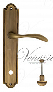 Дверная ручка Venezia "ALESSANDRA" WC-2 на планке PL98 матовая бронза