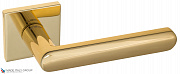 Дверная ручка на квадратном основании Fratelli Cattini "NEVADA" 8FS-OLV полированная латунь