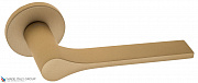 Дверная ручка на круглом основании Fratelli Cattini "IA-IO" 7FS-BS матовая латунь