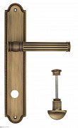 Дверная ручка Venezia "IMPERO" WC-2 на планке PL98 матовая бронза