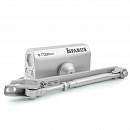 Доводчик НОРА-М 430 F ISPARUS фиксация (от 50 до 110кг) (серебро) морозостойкий