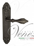 Дверная ручка Venezia "ANAFESTO" на планке PL90 античное серебро