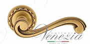 Дверная ручка Venezia "VIVALDI" D2 французское золото + коричневый