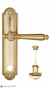 Дверная ручка на планке Fratelli Cattini "MARANI" WC-2 PL248-OLV полированная латунь