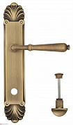 Дверная ручка Venezia "CLASSIC" WC-2 на планке PL87 матовая бронза