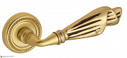 Дверная ручка Venezia "OPERA" D3 французское золото + коричневый