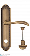 Дверная ручка на планке Fratelli Cattini "LUCCIA" WC-2 PL248-BY матовая бронза
