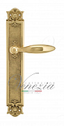 Дверная ручка Venezia "MAGGIORE" на планке PL97 полированная латунь