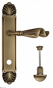 Дверная ручка Venezia "OPERA" WC-2 на планке PL87 матовая бронза