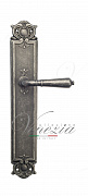 Дверная ручка Venezia "VIGNOLE" на планке PL97 античное серебро